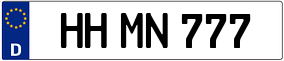 Truck License Plate